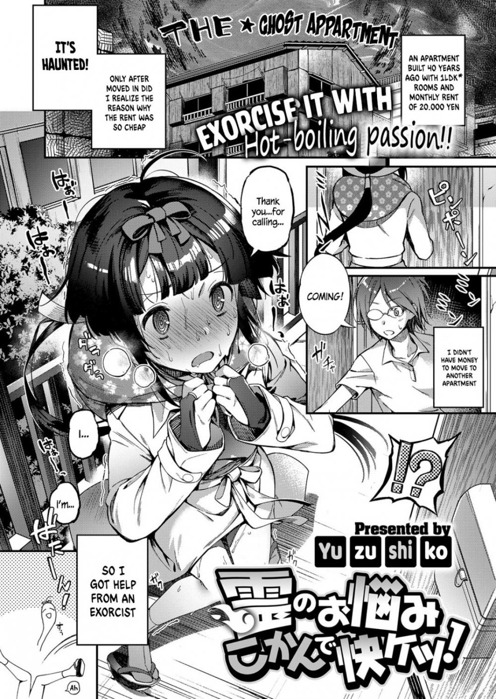 Hentai Manga Comic-The Ghost Apartment - Exorcise It With Hot Boiling Passion!-Read-1